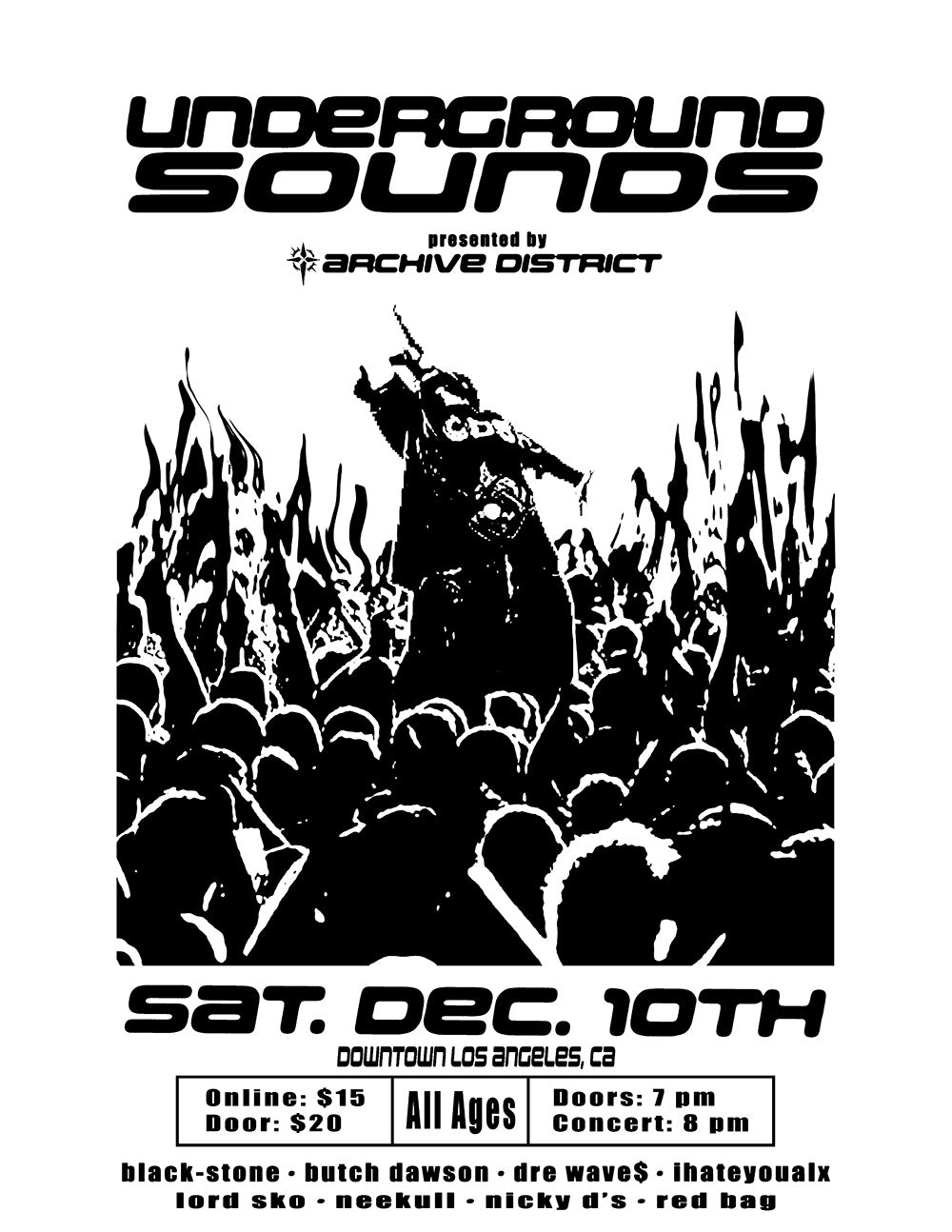 Underground_Sounds Entry Ticket
